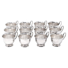 Vintage Crescent Silver Plate Punch Cups | The Hour Shop