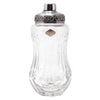Vintage German Curved Hand Cut Crystal Cocktail Shaker Front | The Hour Shop