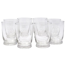 Vintage Etched Boys Rocks Glasses | The Hour Shop