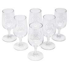 Vintage Etched Boys Cordial Glasses | The Hour Shop