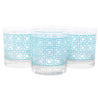 The Modern Home Bar Breezeway Teal Rocks Glass