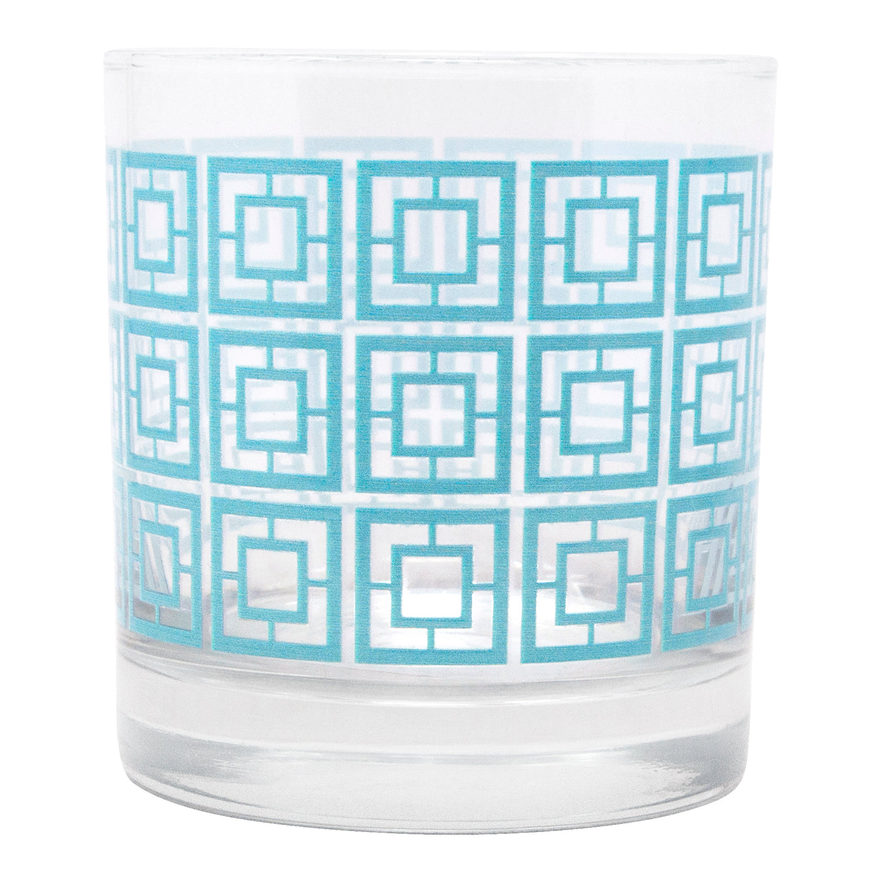 The Modern Home Bar Breezeway Teal Rocks Glass