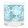 The Modern Home Bar Breezeway Teal Rocks Glass