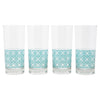 The Modern Home Bar Breezeway Teal Collins Glasses | The Hour Shop