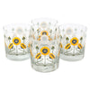 The Modern Home Bar Golden Poppy Rocks Glasses | The Hour Shop