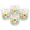 The Modern Home Bar Golden Poppy Rocks Glasses Top | The Hour Shop