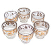 Vintage Culver Chantilly Footed Rocks Glasses Top | The Hour Shop