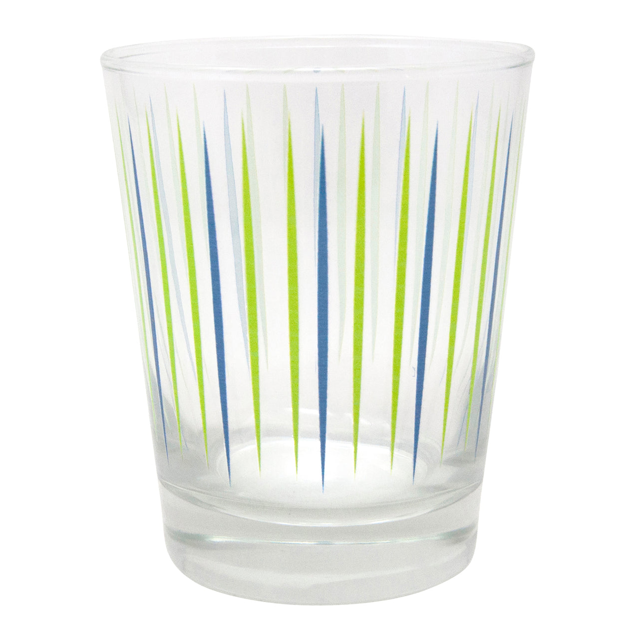 The Modern Home Bar Pick Me Blue and Green Old Fashioned Glass