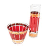 Vintage Fred Press Regal Red Bar Cocktail Pitcher & Ice Bucket Set | The Hour Shop