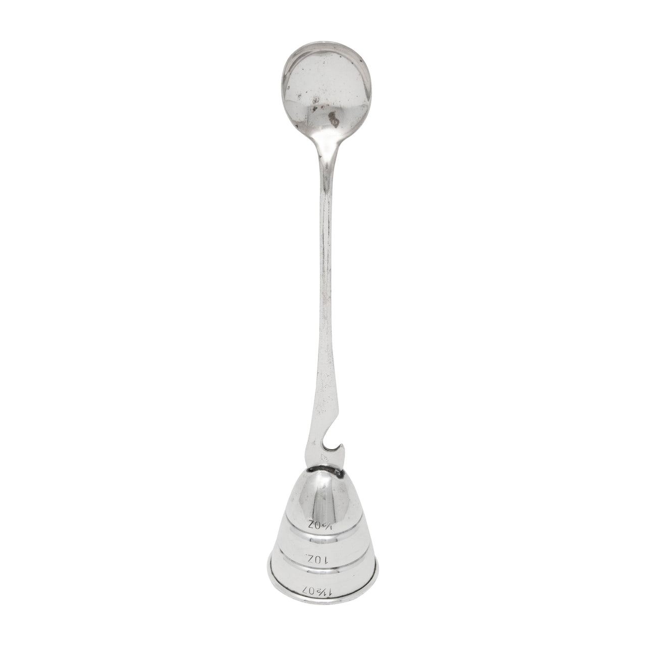 Vintage Napier Silver Plate Jigger Bar Spoon Opener Standing | The Hour