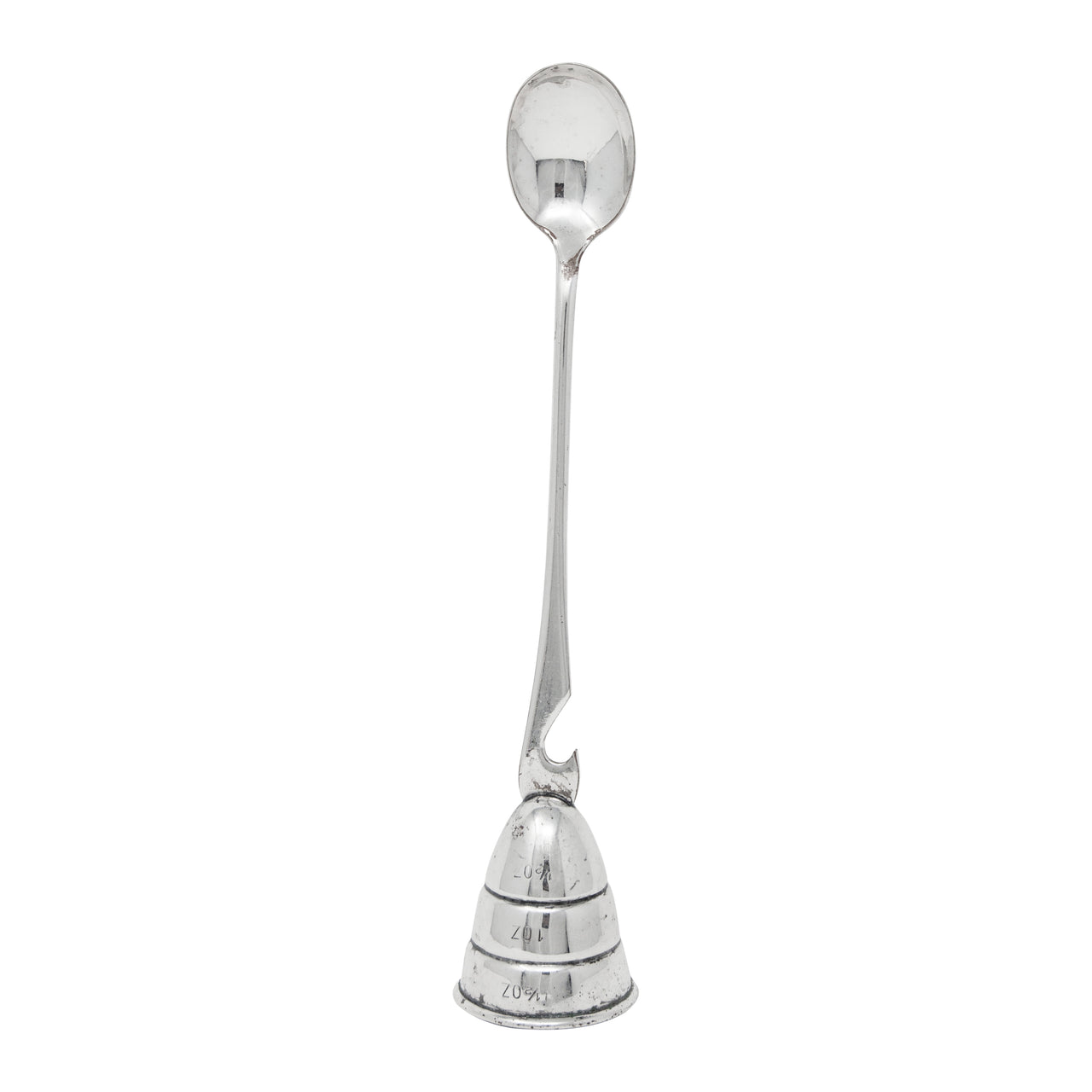 Vintage Napier Silver Plate 3-In-1 Beehive Jigger Spoon Opener | The Hour