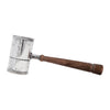 Vintage Napier Wood Handle Silver Plate Gavel Jigger Side | The Hour
