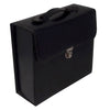 Vintage German Black Case Travel Bar Set Case Side | The Hour Shop