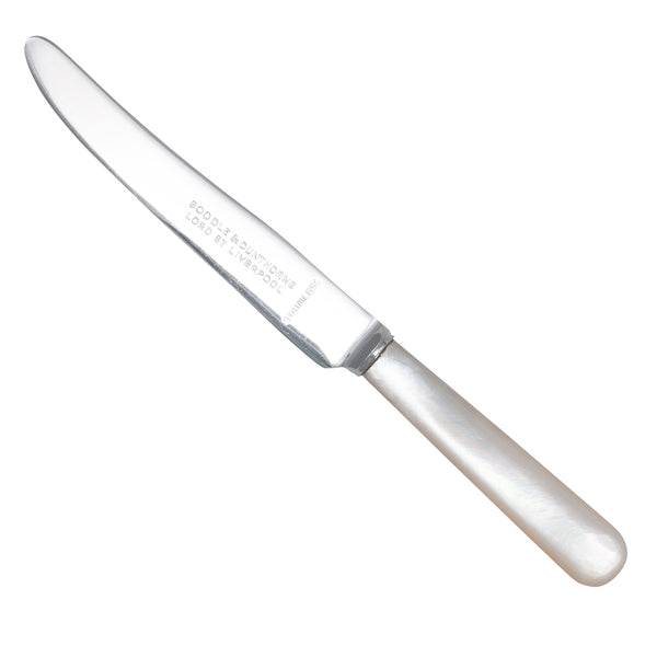 Mother of Pearl Butter Knife - Laser Engraved Cheese Spreader - Artisa –  Gibb & Daan