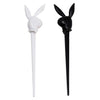 Vintage Black & White Playboy Bunny Cocktail Picks Heads | The Hour Shop