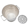 Vintage English Silver Plate Ice Bucket & Tongs Set Bucket Strainer Insert | The Hour Shop