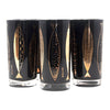 Vintage Fred Press Black & Gold Fish Collins Glasses Front | The Hour Shop