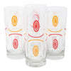 The Modern Home Bar Tiki Time Yellow/Orange Collins Glass