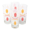 The Modern Home Bar Tiki Time Yellow/Orange Collins Glasses Top | The Hour Shop