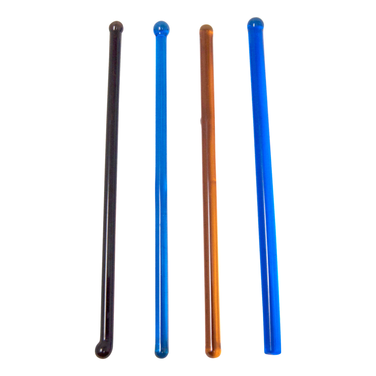 Vintage Blue & Brown Glass Stirrers | The Hour Shop