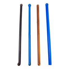 Vintage Blue & Brown Glass Stirrers | The Hour Shop