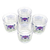 The Modern Home Bar Purple Iris Rocks Glasses Top | The Hour Shop