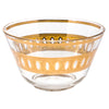 Vintage Culver Antigua 22k. Gold Embossed Punch Bowl | The Hour 