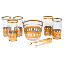 Vintage Culver Antigua Ice Bucket Set Top | The Hour