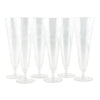 Etched Flower Crystal Pilsner Glasses