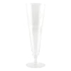 Etched Flower Crystal Pilsner Glasses