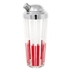 Vintage Red & White Stripe Cocktail Shaker Set Shaker | The Hour Shop