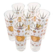 Fred Press Celestial Tapered Collins Glasses