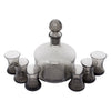 Vintage Ball Top Smoke Decanter Set Top | The Hour Shop