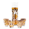 Fred Press White and Gold Trojan Horse Cocktail Pitcher Set Front | The Hour Shop