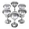 Vintage Chrome Cocktail Stems top | The Hour Shop