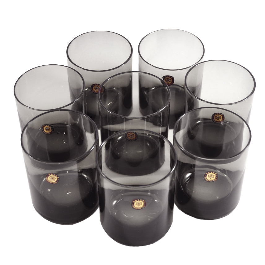 Sasaki Smoke Glass Rocks Glasses