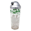 Vintage Green & White Camel Cocktail Shaker Front | The Hour Shop