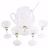 Vintage Flower Cocktail Pitcher & Glasses Set, The Hour