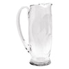 Vintage Heisey Frosted Flowers Cocktail Pitcher Set Pitcher Right | The Hour Shop