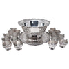 Vintage Poole Silver Plate Punch Bowl Set | The Hour Shop