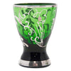 Vintage Italian Green & Sterling Decanter Set Pattern | The Hour Shop