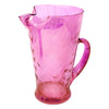 Draping Pink Iridescent Cocktail Pitcher Set