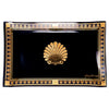 Vintage Georges Briard Gold and Black Shell Cocktail Set Tray | The Hour Shop
