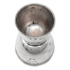Vintage Napier Silver Plate Dotted Rounded Double Jigger Small End Interior | The Hour Shop