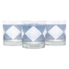 The Modern Home Bar Hypnotic White Diamond Rocks Glasses Front | The Hour Shop