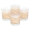 The Modern Home Bar Saffron Waves Rocks Glasses Top | The Hour Shop