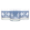 The Modern Home Bar Spellbound Blue Rocks Glasses Front | The Hour Shop