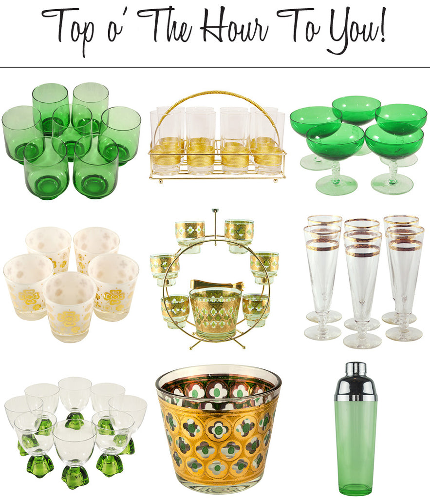 St. Patrick's Day Bar & Glassware!