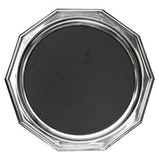 Sheffield Black & Silver Plate Tray, The Hour Shop Vintage Barware