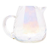 Vintage West Virginia Glass Draping Iridescent Cocktail Pitcher Set Pitcher Right | The Hour Shop